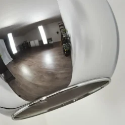 hofstein Koyoto Boule lumineuse, Lampadaire Chrome, Fumé, 1 lumière