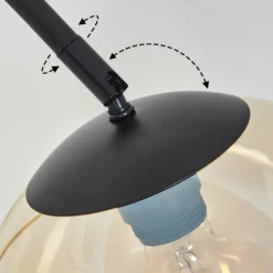 hofstein Koyoto Boule lumineuse, Lampadaire Ambre, 1 lumière