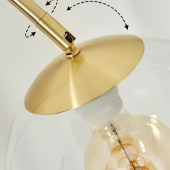 hofstein Koyoto Boule lumineuse, Lampadaire Laiton, 1 lumière