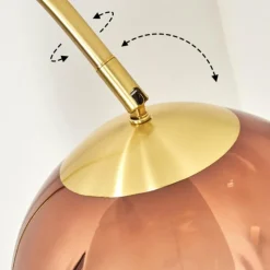 hofstein Koyoto Boule lumineuse, Lampadaire Laiton, 1 lumière