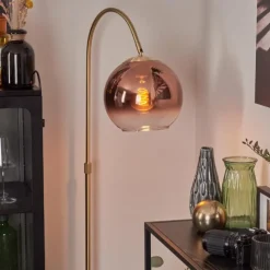 hofstein Koyoto Boule lumineuse, Lampadaire Laiton, 1 lumière