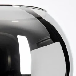 hofstein Koyoto Boule lumineuse, Lampe de bureau, Lampe à poser Chrome, Fumé, 1 lumière