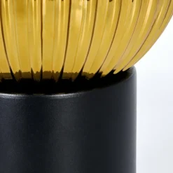 Lampes Dorées-hofstein Koyoto Boule lumineuse, Lampe de bureau, Lampe à poser Or, Clair, 1 lumière