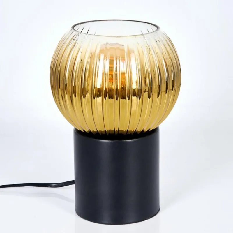 Lampes Dorées-hofstein Koyoto Boule lumineuse, Lampe de bureau, Lampe à poser Or, Clair, 1 lumière