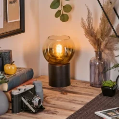 hofstein Koyoto Boule lumineuse, Lampe de bureau, Lampe à poser Or, Clair, 1 lumière