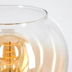 hofstein Koyoto Boule lumineuse, Lampe de bureau, Lampe à poser Ambre, Clair, 1 lumière