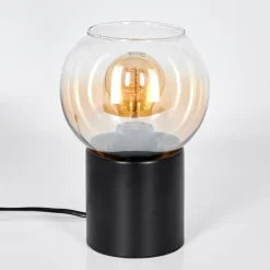 hofstein Koyoto Boule lumineuse, Lampe de bureau, Lampe à poser Ambre, Clair, 1 lumière