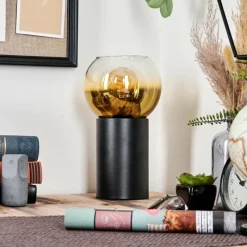 hofstein Koyoto Boule lumineuse, Lampe de bureau, Lampe à poser Or, Clair, 1 lumière