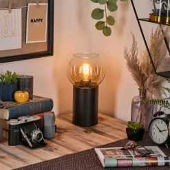 hofstein Koyoto Boule lumineuse, Lampe de bureau, Lampe à poser Ambre, Clair, 1 lumière