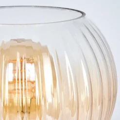 Lampes Vintages & Rétros-hofstein Koyoto Boule lumineuse, Lampe de bureau, Lampe à poser Ambre, Clair, 1 lumière