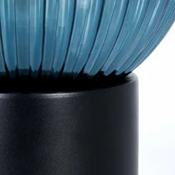 Lampes Vintages & Rétros-hofstein Koyoto Boule lumineuse, Lampe de bureau, Lampe à poser Bleu, 1 lumière