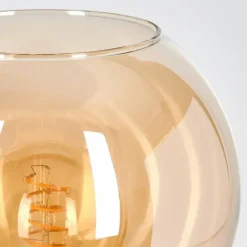 hofstein Koyoto Boule lumineuse, Lampe de bureau, Lampe à poser Ambre, 1 lumière