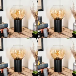 hofstein Koyoto Boule lumineuse, Lampe de bureau, Lampe à poser Ambre, Clair, 1 lumière