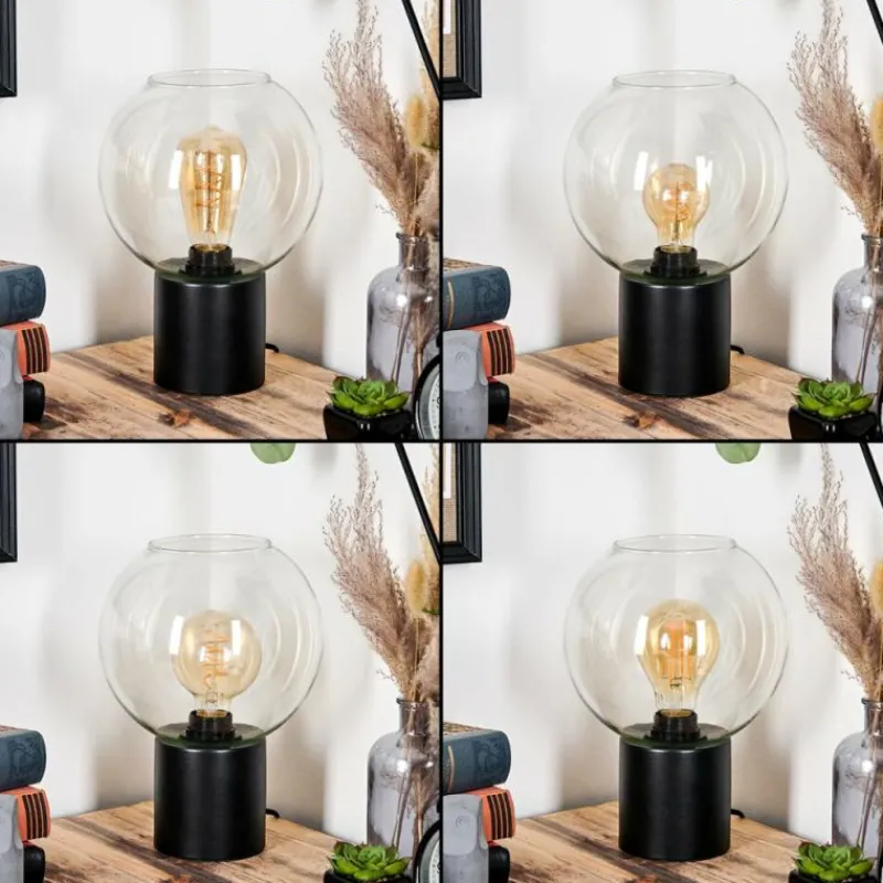 hofstein Koyoto Boule lumineuse, Lampe de bureau, Lampe à poser 20 cm Clair, 1 lumière