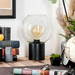 hofstein Koyoto Boule lumineuse, Lampe de bureau, Lampe à poser 20 cm Clair, 1 lumière