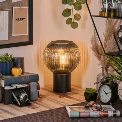 Lampes Vintages & Rétros-hofstein Koyoto Boule lumineuse, Lampe de bureau, Lampe à poser Bleu, 1 lumière