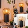 hofstein Koyoto Boule lumineuse, Lampe de bureau, Lampe à poser Ambre, 1 lumière