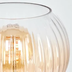 hofstein Koyoto Boule lumineuse, Lampe de bureau, Lampe à poser Ambre, Clair, 1 lumière