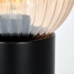 hofstein Koyoto Boule lumineuse, Lampe de bureau, Lampe à poser Ambre, Clair, 1 lumière