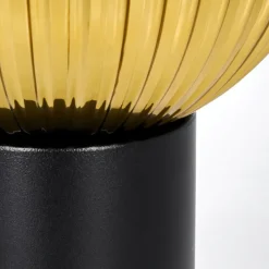 Lampes Dorées-hofstein Koyoto Boule lumineuse, Lampe de bureau, Lampe à poser Or, Clair, 1 lumière