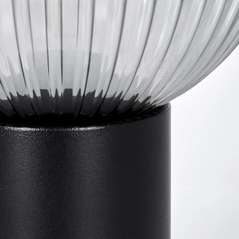 Suspension Verre Fumé-hofstein Koyoto Boule lumineuse, Lampe de bureau, Lampe à poser Clair, Fumé, 1 lumière