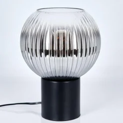 hofstein Koyoto Boule lumineuse, Lampe de bureau, Lampe à poser Clair, Fumé, 1 lumière