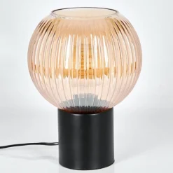 hofstein Koyoto Boule lumineuse, Lampe de bureau, Lampe à poser Ambre, 1 lumière