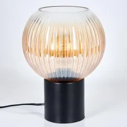 hofstein Koyoto Boule lumineuse, Lampe de bureau, Lampe à poser Ambre, Clair, 1 lumière