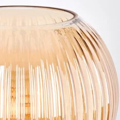 hofstein Koyoto Boule lumineuse, Lampe de bureau, Lampe à poser 11 cm Ambre, 1 lumière