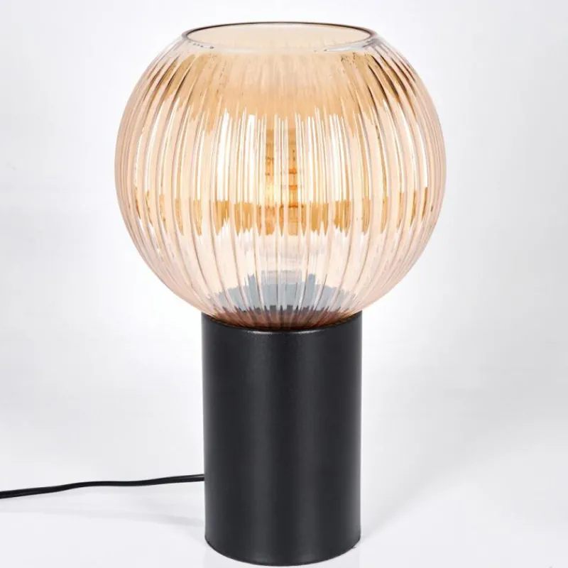 hofstein Koyoto Boule lumineuse, Lampe de bureau, Lampe à poser 11 cm Ambre, 1 lumière