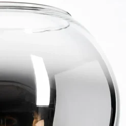 hofstein Koyoto Boule lumineuse, Lampe de bureau, Lampe à poser Chrome, Clair, Fumé, 1 lumière