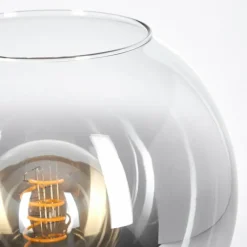 hofstein Koyoto Boule lumineuse, Lampe de bureau, Lampe à poser Clair, Fumé, 1 lumière