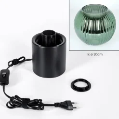 hofstein Koyoto Boule lumineuse, Lampe de bureau, Lampe à poser Vert, 1 lumière