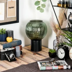 hofstein Koyoto Boule lumineuse, Lampe de bureau, Lampe à poser Vert, 1 lumière