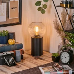 hofstein Koyoto Boule lumineuse, Lampe de bureau, Lampe à poser Clair, 1 lumière