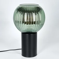 hofstein Koyoto Boule lumineuse, Lampe de bureau, Lampe à poser 20 cm Vert, 1 lumière
