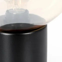 hofstein Koyoto Boule lumineuse, Lampe de bureau, Lampe à poser 20 cm Ambre, 1 lumière