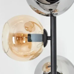 hofstein Koyoto Lampadaire 31 cm Ambre, Fumé, 4 lumières