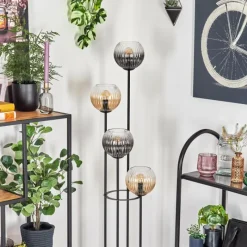 hofstein Koyoto Lampadaire 30 cm Ambre, Clair, Fumé, 4 lumières