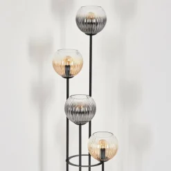 hofstein Koyoto Lampadaire 30 cm Ambre, Clair, Fumé, 4 lumières