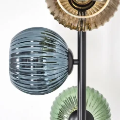 Lampes Dorées-hofstein Koyoto Lampadaire 31 cm Bleu, Or, Vert, Clair, 4 lumières