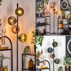 hofstein Koyoto Lampadaire 31 cm Bleu, Vert, Cuivré, 4 lumières