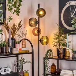 hofstein Koyoto Lampadaire 31 cm Bleu, Vert, Cuivré, 4 lumières