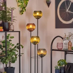 hofstein Koyoto Lampadaire 30 cm Bleu, Vert, Cuivré, 4 lumières