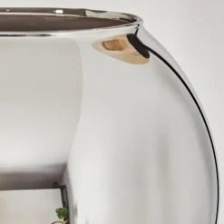 hofstein Koyoto Lampadaire 25 cm Bois clair, Noir, 3 lumières