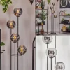 hofstein Koyoto Lampadaire 30 cm Chrome, Fumé, 4 lumières