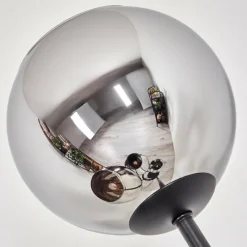 hofstein Koyoto Lampadaire 30 cm Chrome, Fumé, 4 lumières