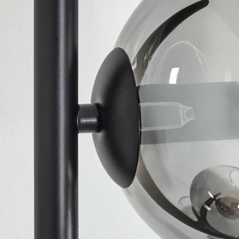 Suspension Verre Fumé-hofstein Koyoto Lampadaire 31 cm Clair, Fumé, 4 lumières