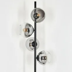 Suspension Verre Fumé-hofstein Koyoto Lampadaire 31 cm Clair, Fumé, 4 lumières
