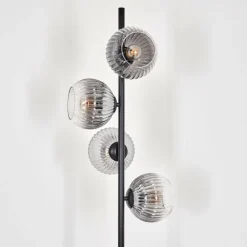 hofstein Koyoto Lampadaire 31 cm Clair, Fumé, 4 lumières